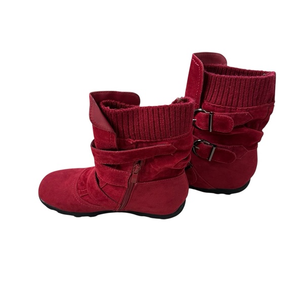 Refresh Maroon Ankle Boots for Women Size 7 - Picture 6 of 11